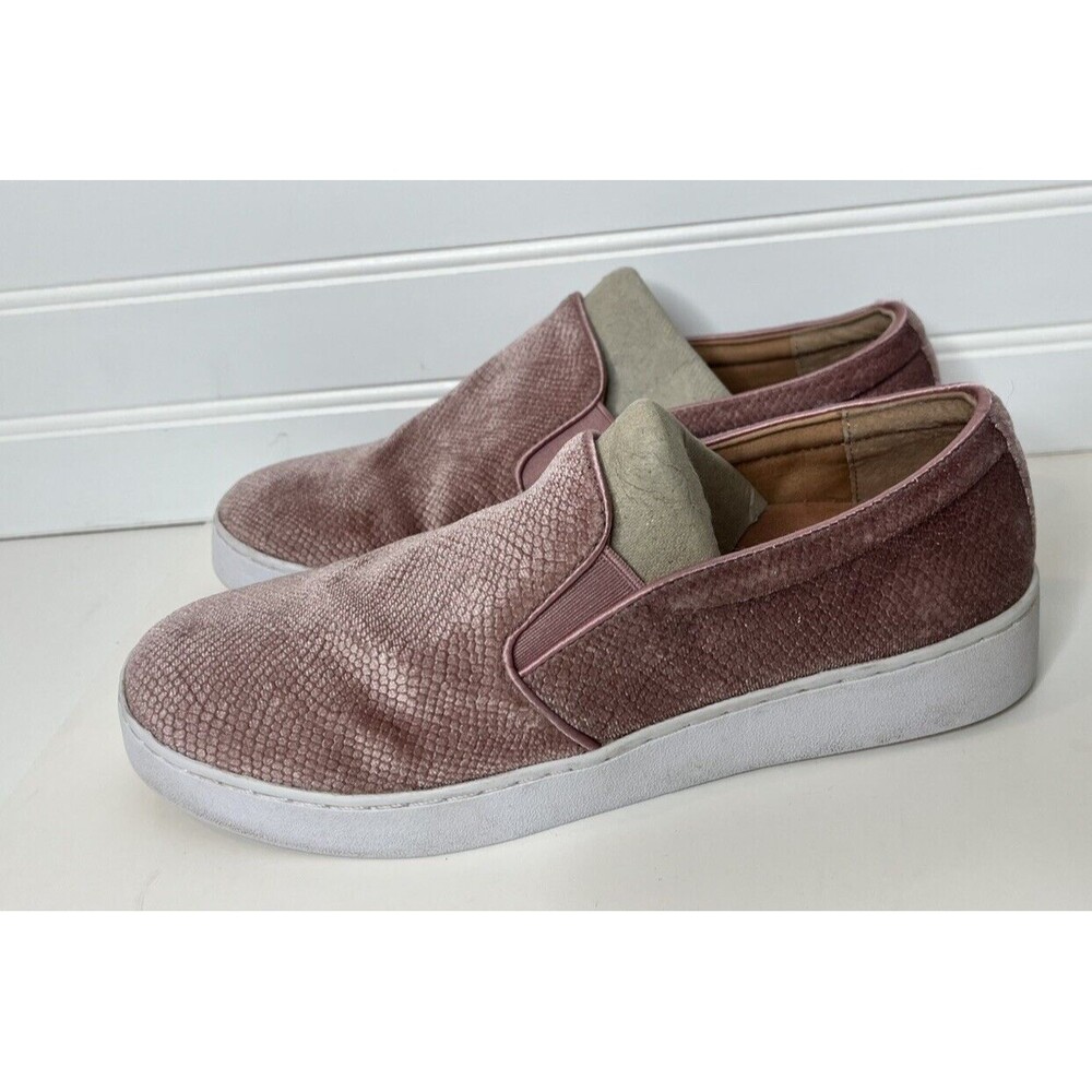 Vionic Midi Holiday Slip On Sneakers Shoes Women’s Size 7 Blush Velvet Pink - Picture 3 of 12
